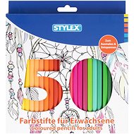 STYLEX šestihranné, 50 barev - Pastelky