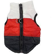Surtep Striped vest white/red/black L - Dog Clothes