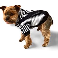 Surtep Striped winter sweatshirt for dog blue - Dog Clothes