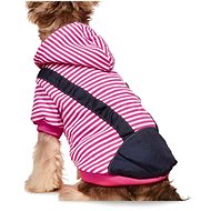 Surtep Striped winter sweatshirt for dog pink - Dog Clothes