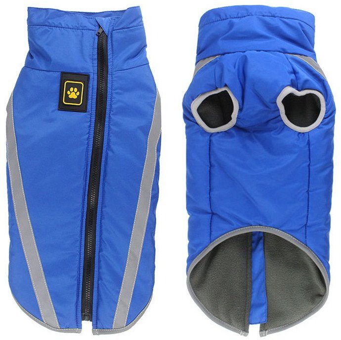 Surtep Winter jacket waterproof Paw blue - Dog Clothes
