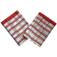 Svitap sleepwell Extra Absorbent Towel 50 × 70 cm, traditional checkered red, 3 pcs - Kitchen Towel