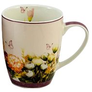 Home Elements Mug 340 ml - Flowers, porcelain - Mug