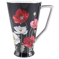 Home Elements Mug 500 ml Poppies black - Mug