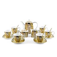 Home Elements luxusní souprava na čaj, 21 ks, pro 6 osob, Klimt Adele - Set of Cups