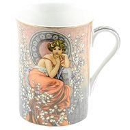 Home Elements Porcelain mug 300 ml, Mucha dark - Mug