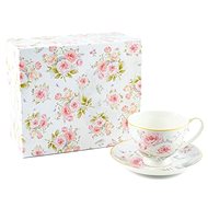 Home Elements Porcelain cup and saucer 250 ml, Rose - Cup