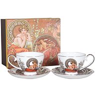 Home Elements Cup and saucer 2 × 250 ml, Mucha light - Set of Cups
