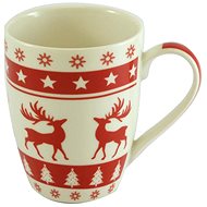 Home Elements Christmas porcelain mug with reindeer - Mug