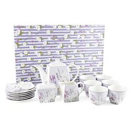 Home Elements Velká čajová souprava pro 6 osob Levandule - Set of Cups