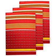 Home Elements Set of 3 - Towel 50×70 cm, Red - Kitchen Towel