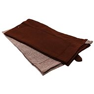 Home Elements Recycled cotton tea towel, 2 pcs, 50×70 cm, chocolate + rustic - Kitchen Towel