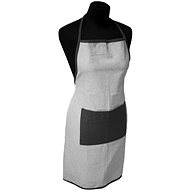 Home Elements Recycled cotton kitchen apron, 60×80 cm, grey - Apron