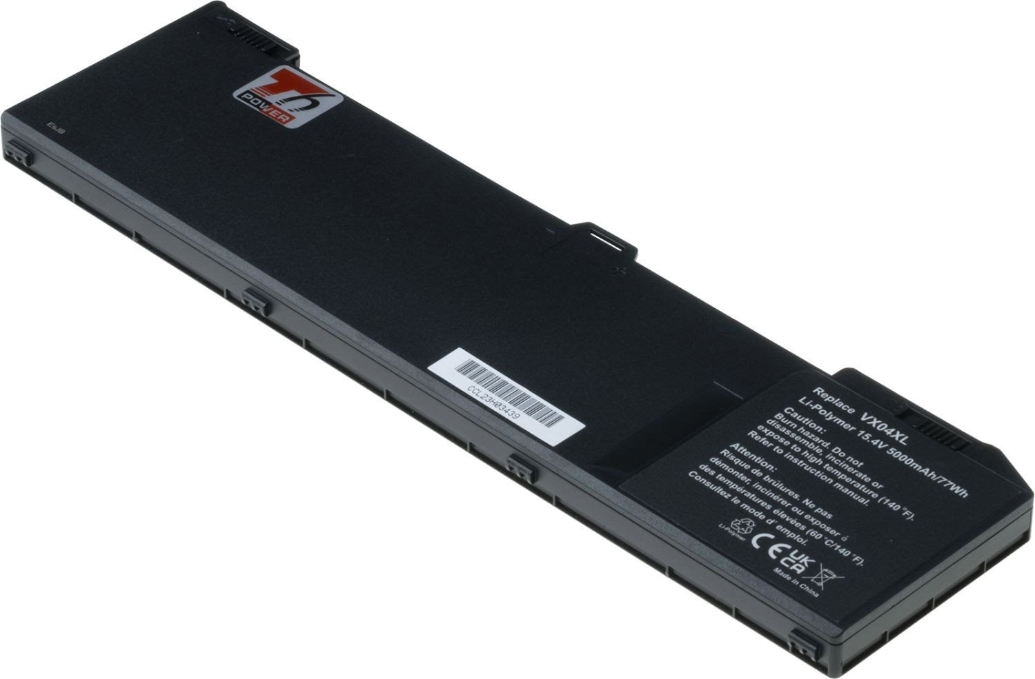 T6 Power for Hewlett Packard HSN-Q13C notebook, Li-Ion, 15.4 V, 5844 mAh (90 Wh), black - Laptop Battery