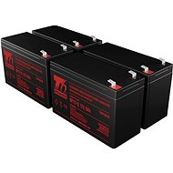Battery set T6 Power for APC Smart-UPS SU1400RMJ2U, VRLA, 12 V - UPS Batteries