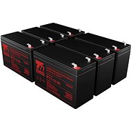 Battery set T6 Power for IBM 2HRF9, VRLA, 12 V - UPS Batteries