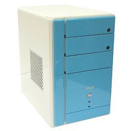 ASUS Barebone Terminator II T2-R DeLuxe - modrý (blue), P4R8T - ATI RS300+IXP200, 2xDDR400, USB2.0,  - PC Case