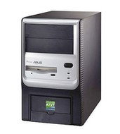 ASUS Barebone Terminator A7VT400, Via KM400+VT8235CE, 2xDDR, AGP8x, USB2.0, VGA, audio, LAN - PC Case