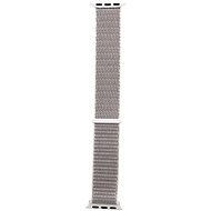 Tactical Fabric Strap für Apple Watch 1,2,3,4,5 42-44mm Silber - Armband