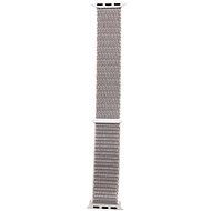 Tactical Fabric Strap für Apple Watch 1,2,3,4,5 38-40mm Silber - Armband