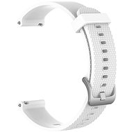 Tactical Silicone Strap for Vivoactive 4S 18mm White - Watch Strap