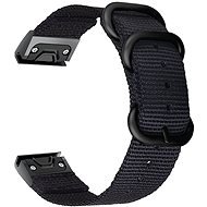 Tactical Nylon Strap for Garmin Fenix 5/6 QuickFit 22mm Black - Watch Strap