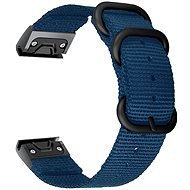 Tactical Nylon Strap for Garmin Fenix 5/6 QuickFit 22mm Blue - Watch Strap