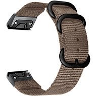 Tactical Nylon Strap for Garmin Fenix 5X/6X QuickFit 26mm Khaki - Watch Strap