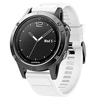 Tactical Silicone Strap for Garmin Fenix 5X/6X QuickFit 26mm White - Watch Strap