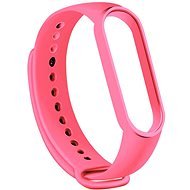 Tactical Silicone Strap for Xiaomi Mi Band 5/6 Pink - Watch Strap