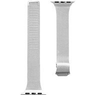 Tactical Loop Slim Metal Band for Apple Watch 38/40mm, Silver - Watch Strap