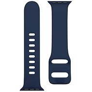 Tactical Silicone Band with Buckle for Apple Watch 38/40mm, Night Blue - Watch Strap