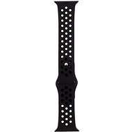 Tactical Double Silicone Strap for Apple Watch 1/2/3 42mm Black - Watch Strap