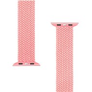 Tactical geflochtenes Armband für Apple Watch 42 / 44mm Größe XL Pink - Armband