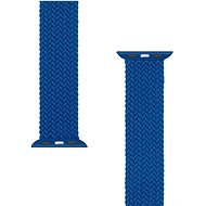 Tactical Knitted Band for Apple Watch 38/40mm, size L, Blue - Watch Strap
