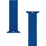 Tactical geflochtenes Armband für Apple Watch 42 / 44mm Gr. S Blau - Armband