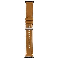 Tactical Colour Leather Strap for Apple Watch 1/2/3 42mm Gold - Watch Strap