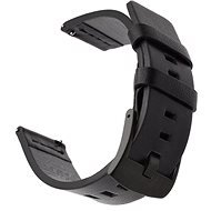 Tactical Leather Strap for Samsung Gear Sport Black (EU Blister) - Watch Strap