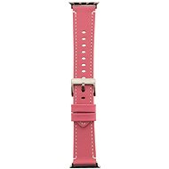 Tactical Colour Leather Strap for Apple Watch 4 40mm Pink - Watch Strap
