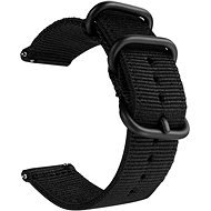 Tactical nejlon szíj Samsung Gear 42mm okosórához - fekete (EU Blister) - Szíj