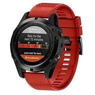 Tactical Silicone Strap for Garmin Fenix 5 Red (EU Blister) - Watch Strap