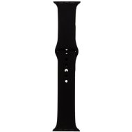Tactical Silicone Strap for Apple Watch 1/2/3 38mm Black - Watch Strap