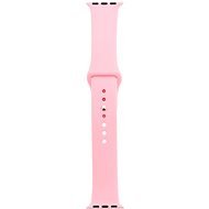 Tactical Silikónový remienok pre Apple Watch 1/2/3 38 mm Pink - Remienok na hodinky