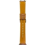 Taktische Farbe Lederband für Apple Watch 4 44mm Gold - Armband