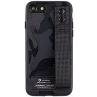 Tactical Camo Troop Drag Strap Kryt pro Apple iPhone 7/8/SE2020/SE2022 Black - Phone Cover