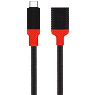 Tactical Pin4Fun Adapter USB-C/Lightning 0,1m Black/Red - AUX Cable