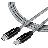 Tactical Fast Rope Aramid Cable USB-C / USB-C 100 W 20 V / 5 A 0,3 m Grau - Stromkabel