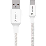 Tactical Stitch Thread Cable USB-A/USB-C 2 m, White - Tápkábel