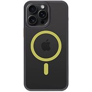 Tactical MagForce Hyperstealth 2.0 Hülle für das iPhone 15 Pro Max Black/Yellow - Handyhülle