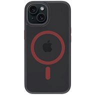 Tactical MagForce Hyperstealth 2.0 iPhone 15 Black/Red tok - Telefon tok